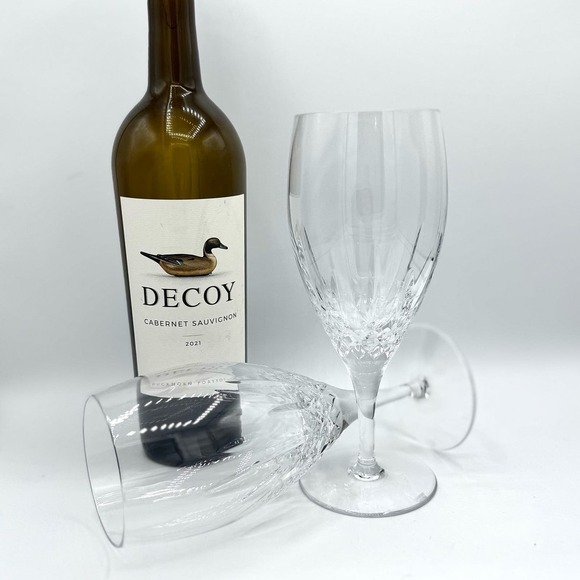 Miller Rogaska Crystal‎ Wine Glasses "Memoir", Set of Two, Excellent Condition! - Picture 1 of 10